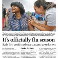 2013-10-10-Post-and-Courier-Flu-Start-Article