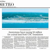 The-State-Tuesday-April142015-Anonymous-buyer-paying-4-million-for-coastal-land-from-USC-foundation