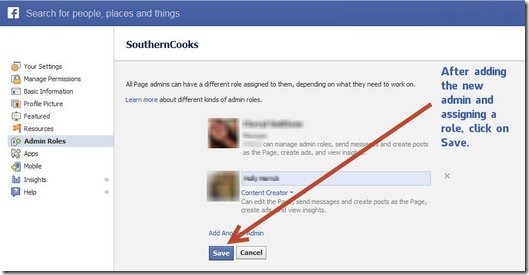 Step 5 of Add New Page Manager for Facebook Pages