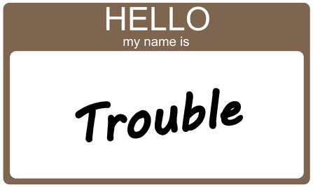 My name is trouble at networking events